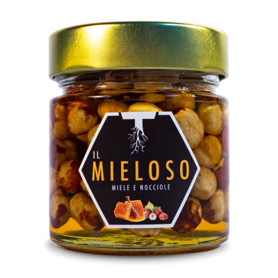 Il Mieloso · Miele e nocciole, vasetto Tricomi Radici Agricole
